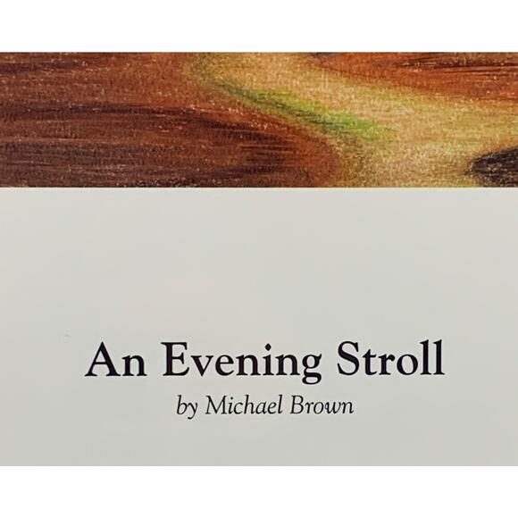 An Evening Stroll by Michael Brown Print Montana Ducks Unlimited Cabin Rustic - Picture 8 of 9